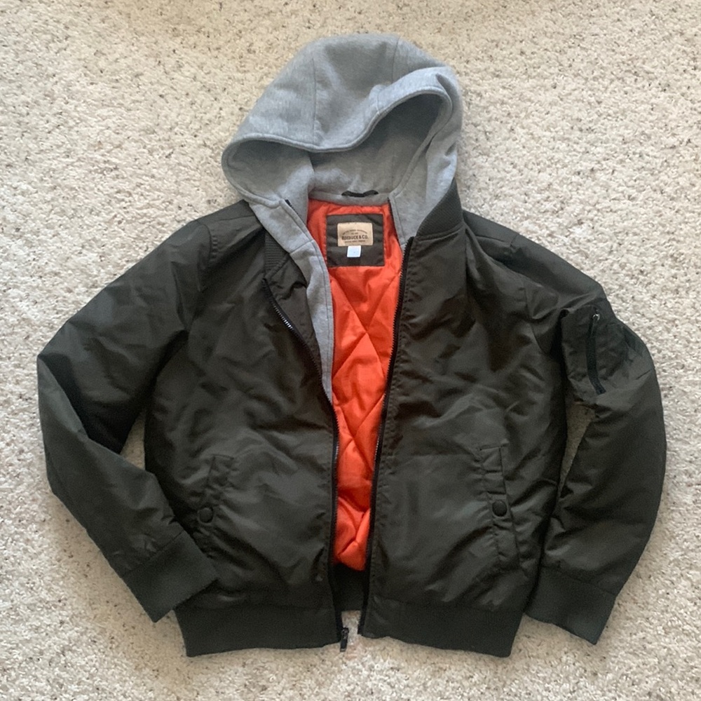 Roebuck & Co Double Zip Hooded Jacket